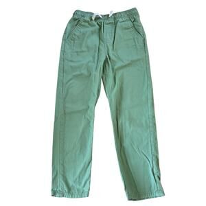Hanna Andersson | Green Canvas Pull-On Pants | 130/8yrs